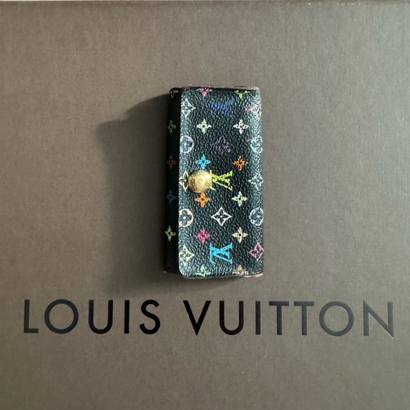 EUC LV MURAKAMI 4 KEY CASE! ALL 4 TEETH ATTACHED! - Picture 8 of 9